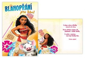 Přání dětské M33-074 H Disney (Vaiana) MFP