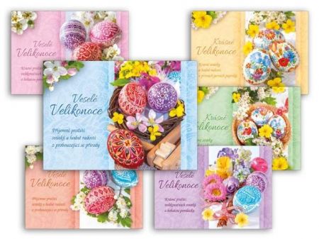Pohlednice velikonoce 107, mix motivů MFP