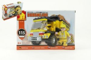 Stavebnice Dromader Auto Sklápěč 29401 115ks v krabici 22x15x4,5cm