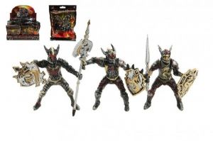 Figurka voják bojovník rytíř plast v sáčku 12x16x2cm 24ks v boxu