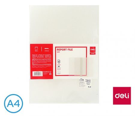 Obal A4 "L" PVC transparentní DELI E5707
