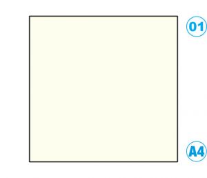 Papír A4 barevný bílý perlově