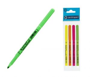 Zvýrazňovač CENTROPEN 2532/4 sada