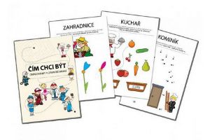 Čím Chci Být sešit omalovánky a zábavné hraní, 36 stran A4