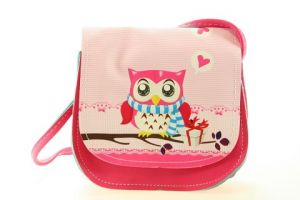 Kabelka růžová sovička
