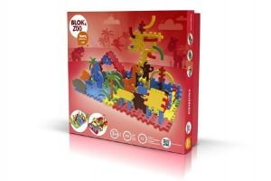 Stavebnice Blok 4 ZOO plast 235ks v krabici 35x33x10cm