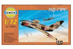 Model MiG-17PF 1:72 13,3x16,2cm v krabici 25x14x4cm