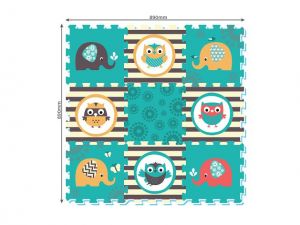 Bloky měkké zvířata 30 cm, 9 ks