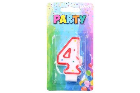 Dortová svíčka číslo 4