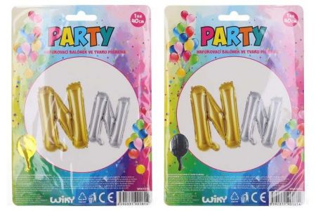 Nafukovací balónek - písmeno N