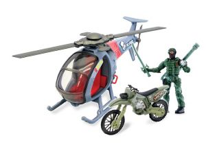 The Corps Voják s vrtulníkem, světelnými a zvukovými efekty