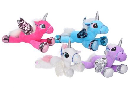 Plyšový jednorožec 30 cm