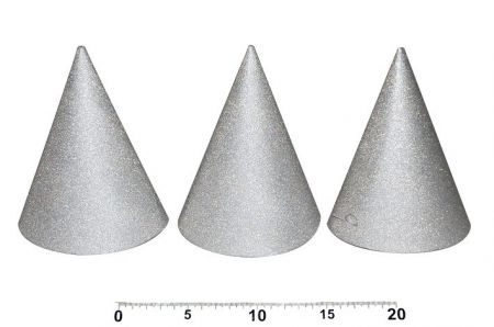 Párty kloboučky stříbrné 6ks