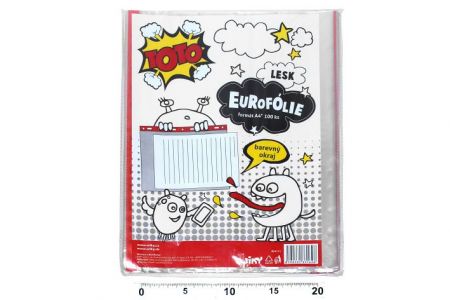 Eurofolie A4 barevný závěs - 100 kusů