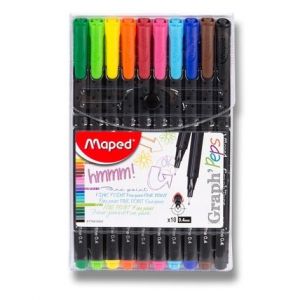 Liner Maped Graph'Peps sada 10 barev