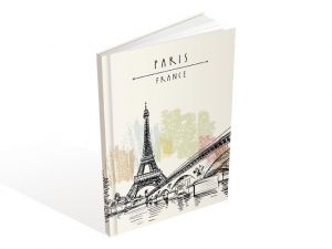 Záznamová kniha A6 MFP 100l/linka ZL6104