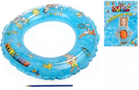 Kruh 40cm-Čtyřlístek transparentní v sáčku (nafukovací), 3-10 let 