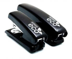 Sešívačka, 24/6, 26/6, na 20 listů, plastová, RAPESCO &quot;ECO Half-Strip&quot;, černá