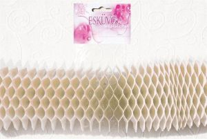 Girlanda, papírová, slonová kost