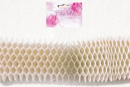 Girlanda, papírová, slonová kost