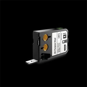 Páska "XTL" bílá-černá, vinyl, 12 mm x 7,5 m, DYMO