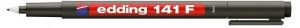 Permanentní popisovač "141 F", černá, 0,6mm, OHP, EDDING