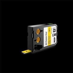 Páska "XTL" žlutá-černá, vinyl, 12 mm x 7,5 m, DYMO