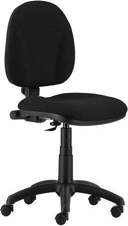 Kancelářská židle "1042 MEK", černá, černý kříž, čalouněná