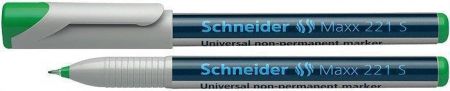 Popisovač &quot;Maxx 221 S&quot;, zelená, 0,4mm, OHP, SCHNEIDER