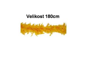 Boa 180cm žluté 60g (žluté boa)