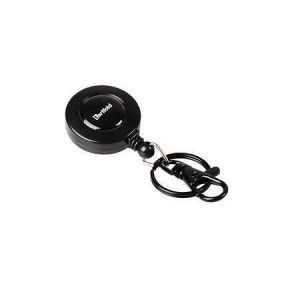 Držák na karty, černá, navíjecí, dvě příslušenství, 60 cm, TARIFOLD