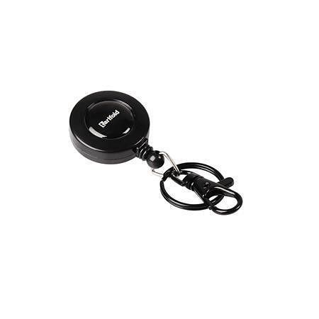 Držák na karty, černá, navíjecí, dvě příslušenství, 60 cm, TARIFOLD