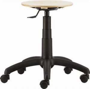 Pracovní židle, plynový píst, dřevěná, "1030", beech