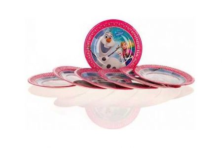 Papírové talířky Frozen 19,5cm 8ks