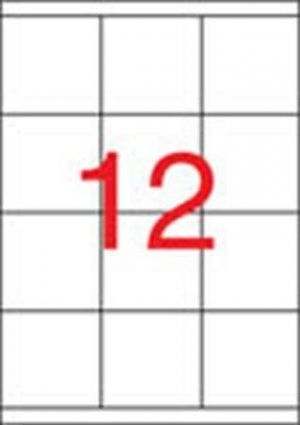 Etiketa, ILC, 70x67,7 mm, trojřadé, 1200 ks/bal., APLI