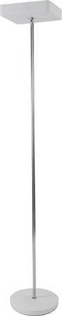 Stojací lampa "Fluosquare", bílá, 24 W, ALBA