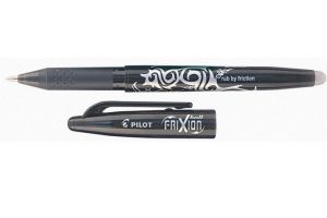 PILOT Roller Frixion černý přepisovatelný gumovatelný 0,7mm