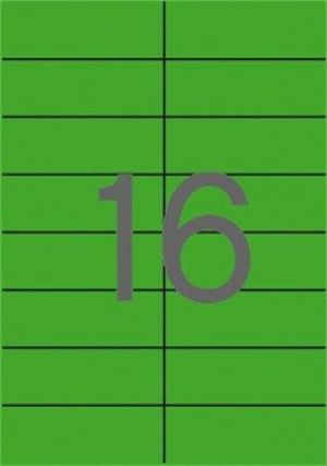 Etiketa, 105 x 37mm, zelená, 320 ks/bal., APLI