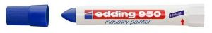 Průmyslový pastový popisovač "950", modrá, 10mm, kuželový hrot, EDDING