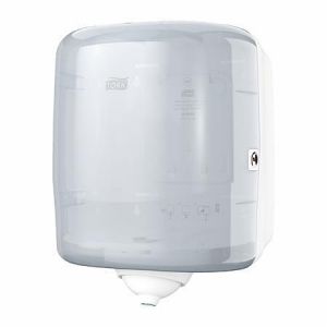 Zásobník na role se středovým odvíjením "Reflex", bílá, systém M4, TORK