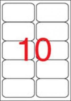 Etiketa, ILC, 99,1x57 mm, zaoblené rohy, 1000ks/bal., APLI