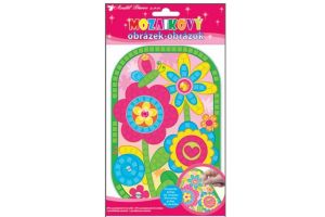 Mozaika květiny 21 x14cm