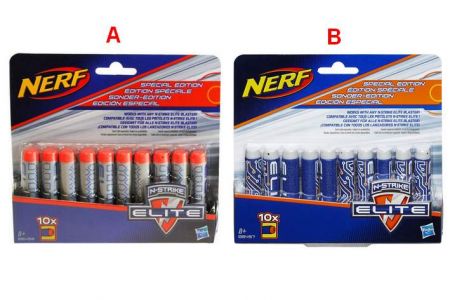 Nerf 2 druhy 10 šipek