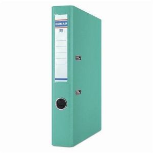 Pákový pořadač "Premium", tyrkysová, 50 mm, A4, s ochranným spodním kováním, PP, DONAU