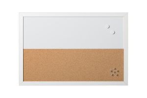 Kombinovaná tabule, 60x40 cm, magnetická+korková, VICTORIA