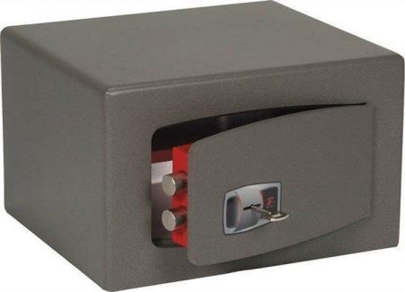 Trezor, s klíčem, 19 l, 220x350x300 mm, TECHNOMAX "SMKO 3"