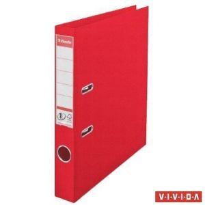 Pákový pořadač "Standard", ochranné spodní kování, Vivida červená, 50 mm, A4, PP, ESSELTE
