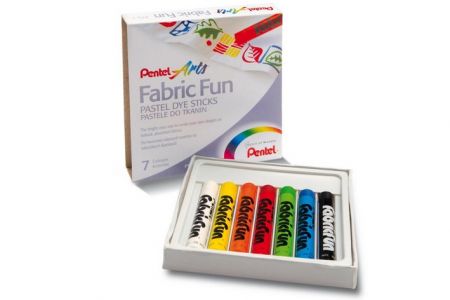 PENTEL Barvy na textil 7ks