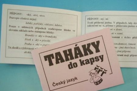 Taháky do kapsy český jazyk