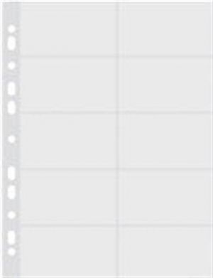 Obal na vizitky, transparentní, A4, 40 micron, DONAU